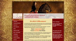 Desktop Screenshot of klassischreiten-lernen.de